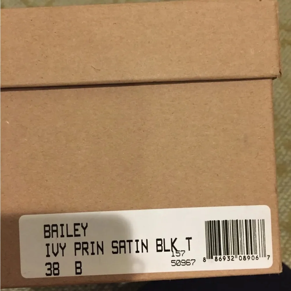 Tabitha Simmons Bailey Floral Printed Satin Sandals Green Ivy Print Black Box - Picture 7 of 8